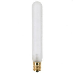 Satco S3223 25T6.5/FR/INT/130V 25W T6.5/e17 Tubular Incandescent Bulb Frosted