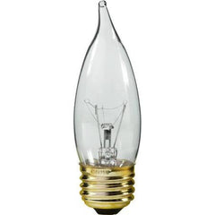 Satco S3264 25W 120V CA10 Clear E26 Medium Base Incandescent Bulb