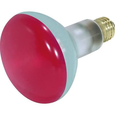 Satco S3240 75W 130 Volt Red BR30 Medium (E26) Bulb