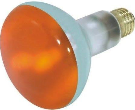 Satco S3239 75W 130 Volt Amber BR30 Medium (E26) Bulb